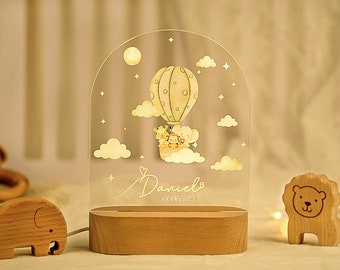 Personalized Baby Night Lights, Personalized Gifts with Customized Names, Christmas Gifts, Newborn Party Gifts