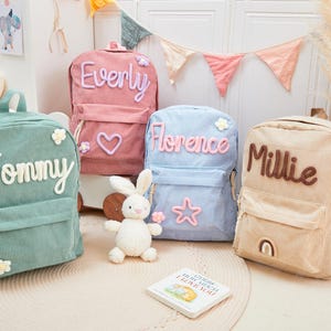 Personalisierter Kinderrucksack mit Namen | Schultüte | Kleinkind Buchtasche | Schultüte für Kinder | Kinderrucksack | Kinderrucksack