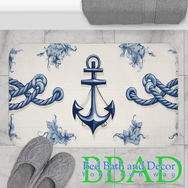 Nautical Bath Decor Etsy