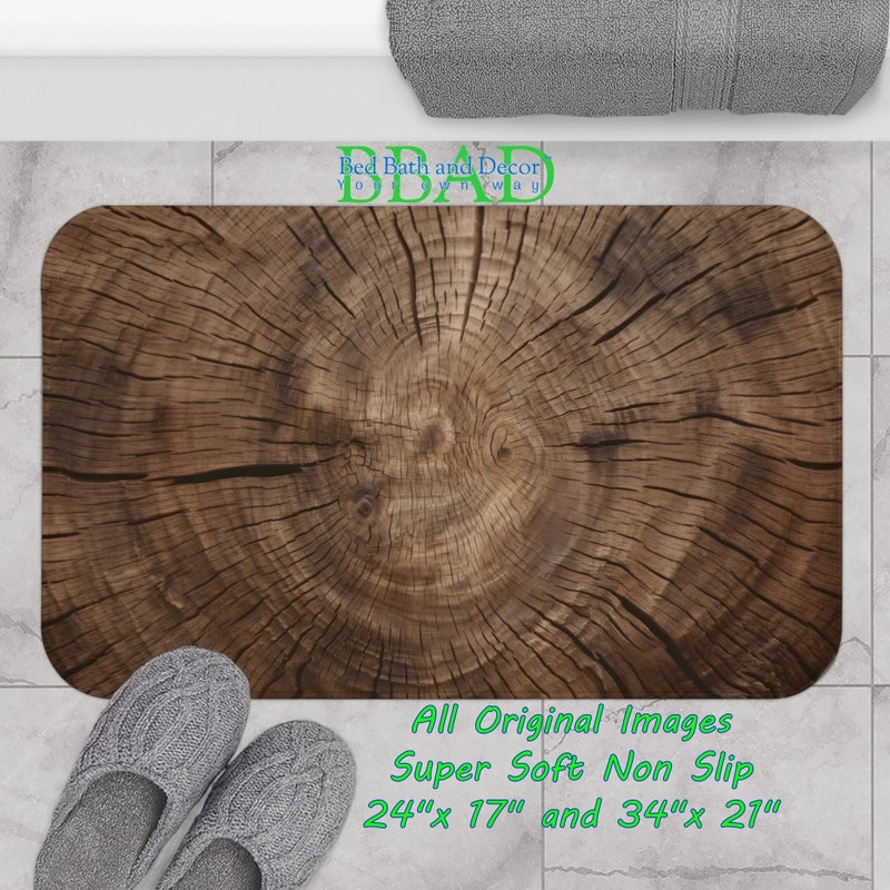 Wood Bath Mat - Etsy