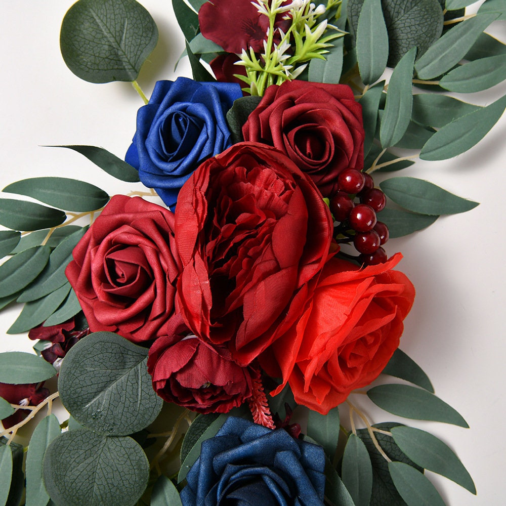 Arch Flower Boho Wedding Flowers Arch Decor Artificial Etsy