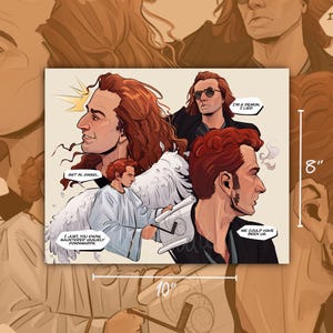 Crowley - Good Omens Art Print