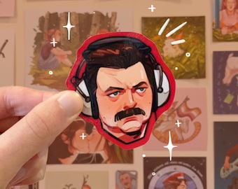 Ron Swanson Aufkleber