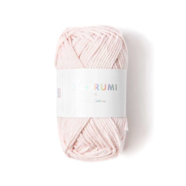 Ricorumi DK Cotton Yarn / Rico Design Creative Ricorumi DK 007 Pastel Pink / Cotton Yarn for Amigurumi