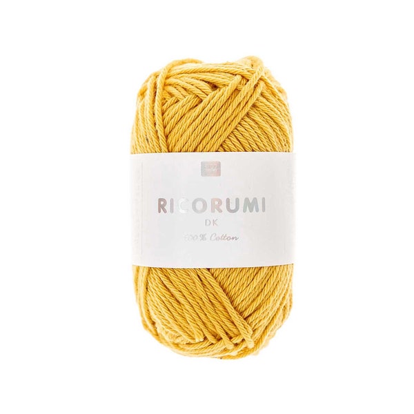 Ricorumi DK Cotton Yarn / Rico Design Creative Ricorumi DK 063 Saffron / Cotton Yarn for Amigurumi