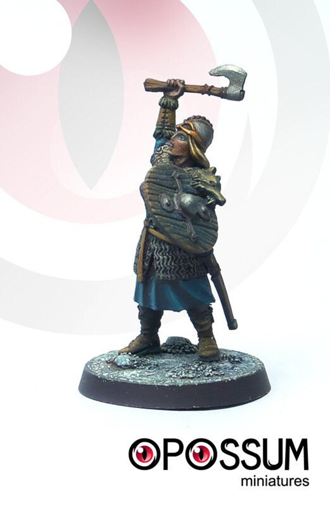 Shield Maiden Warlord Miniature, 28mm - Etsy