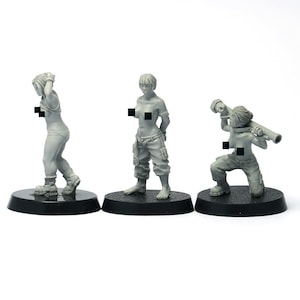 Set miniatura prigioniera, 28 mm fantascienza, grimdark