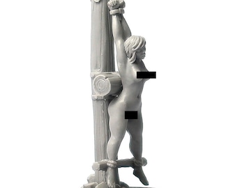 Sacrificio de esclavo, miniatura, fantasía de 28 mm