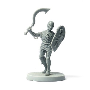 Mummy Undead Warrior miniature, 28mm fantasy