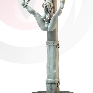 Naked Slave Girl on Pillory Miniature, 28mm Fantasy - Etsy