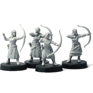 Viking Archers miniature set, 28mm resin