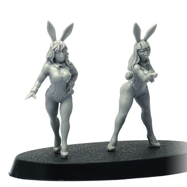 Bunny Girls n13 Miniaturen, 28mm Harz