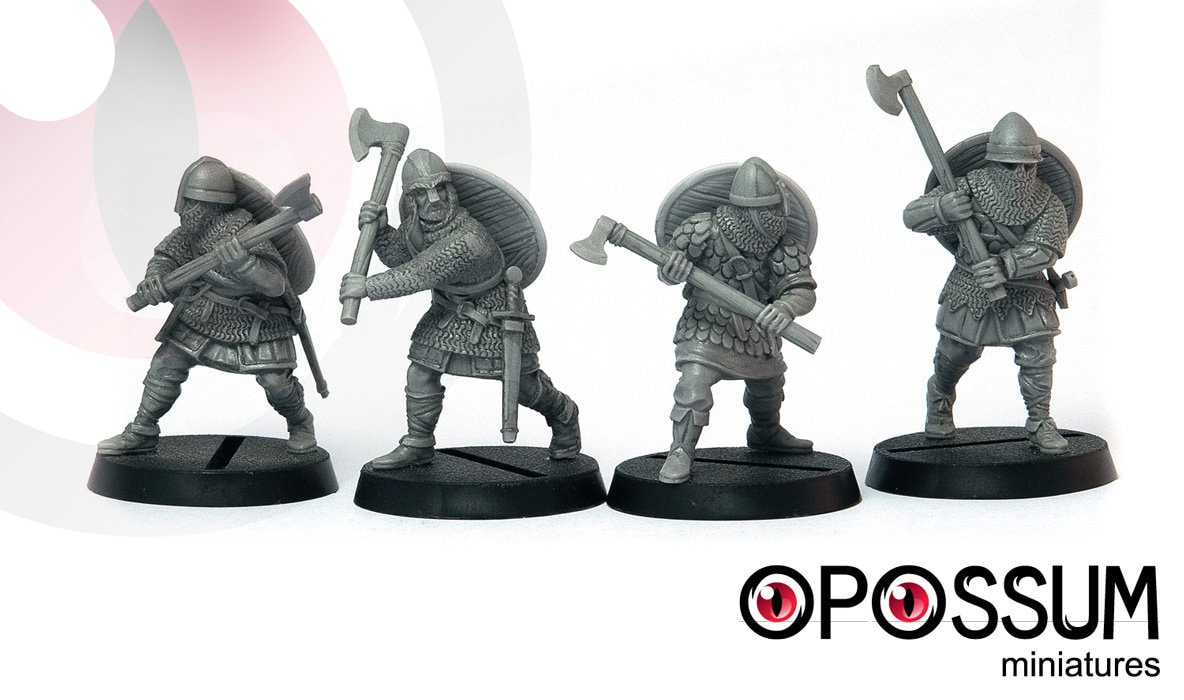 Figurine Elite Miniatures 54mm Varangian Guardsman – Garde Varègue, Occasion