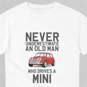 Classic Mini Cooper T-Shirt: British Car Enthusiast Gift