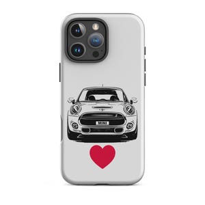 Phone case for Mini fans, Tough Case for iPhone®, car gift - Whisper Grey Matte