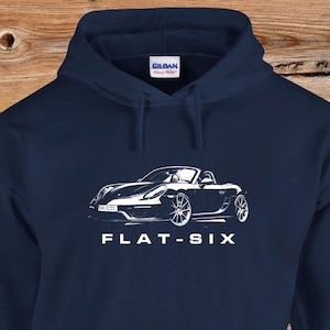 フラット 6 クラシック ドイツ スポーツカー、カー パーカー、男性向けカー ギフト、クラシック カー パーカー、お父さんへのギフト、男性向けカー パーカー