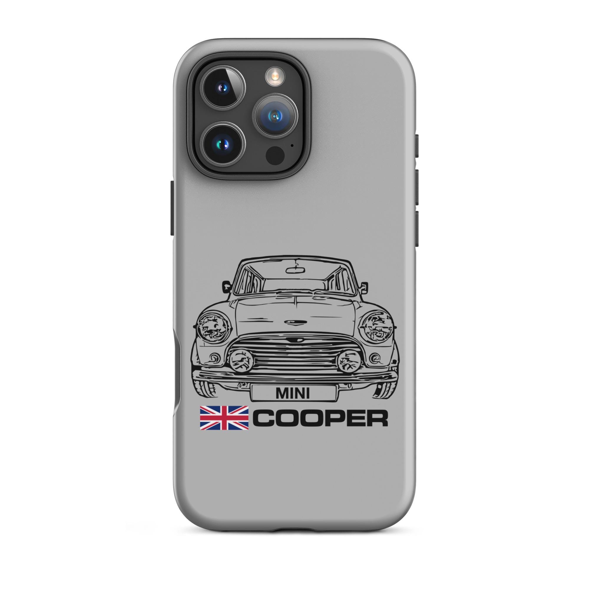 Étui Folio Coque Pour IPhone 4/4S Motif Austin Mini Cooper - Beige - Neuf D'origine