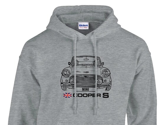 Classic British Car Hoodie | Retro Compact Car Sweatshirt | Vintage Motoring Gift | Classic Car Hoodie for Him | British Icon Design