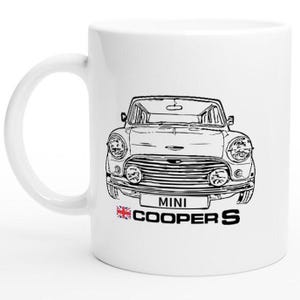 Tasse à café Mini Cooper classique, mini tasse à café, mini tasse Austin, cadeau mini voiture, cadeau voiture, cadeau voiture