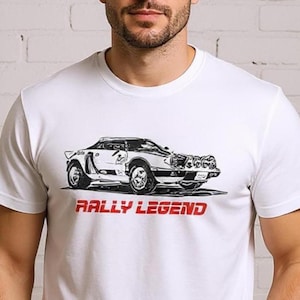Lancia Stratos T-Shirt: Rally Legend Car Fan Art