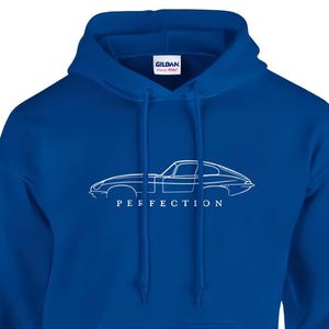英国スポーツカー パーカー、ジャガー ファン向けパーカー、お父さんへのギフト、ヴィンテージ カー T シャツ、レトロ パーカー、クラシック カー パーカー、男性向けカー ギフト