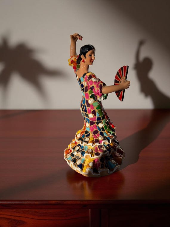 Figurka tancerza flamenco z kolekcji Barcino Ole Mosaic - Etsy Polska
