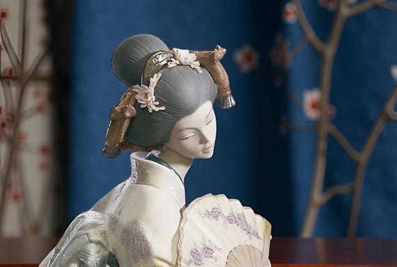 Lladro Retired 01016966 Japanese Elegance Limited Edition - Etsy