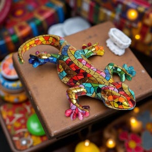 Mexican clay lizard - Etsy 日本