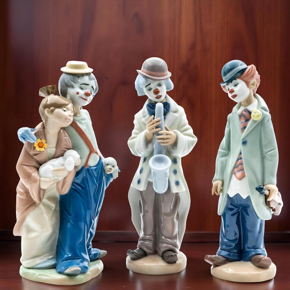 Lladro Sad Sax Clown - Etsy