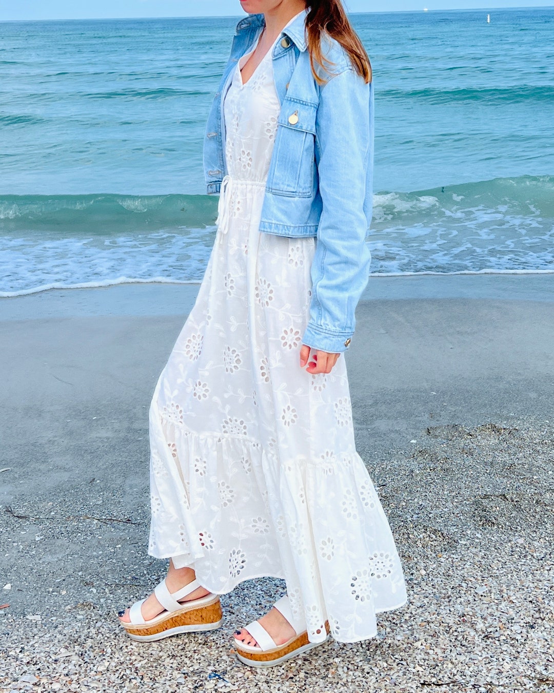 ワンピース Franka cotton dress White Franka Strapless Bow Mini Dress - White | MESHKI US