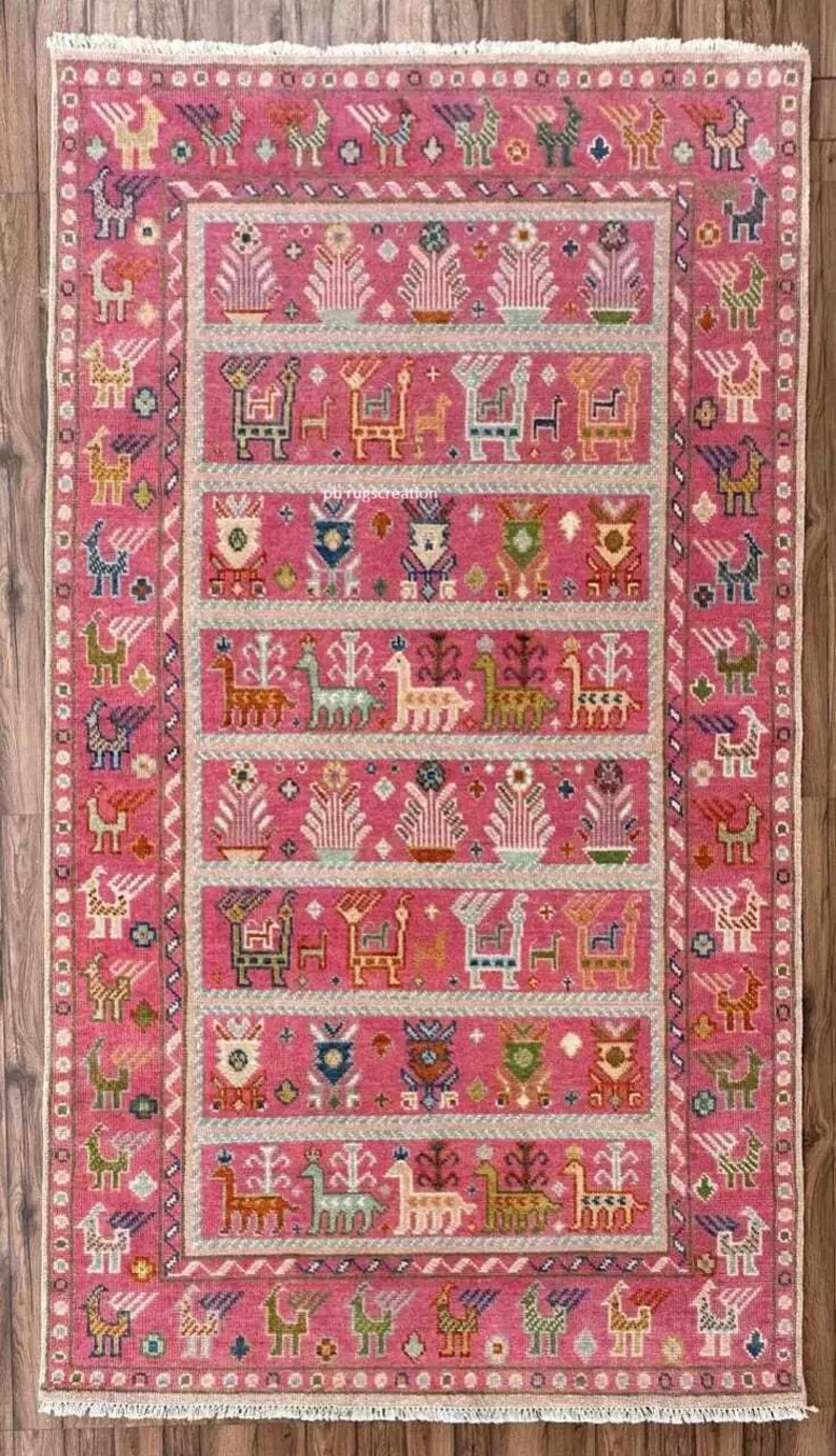 Pink Turkish Rug Pattern Oushak Antique Hand-knotted Pink Turkish Contemporary Rugs and Carpets ...