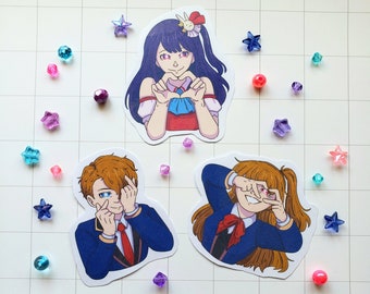 Oshi no Ko Heart Hands Stickers