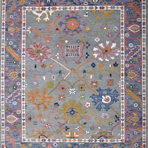 Modern Oushak Rug Premium Quality Rug For Living Room