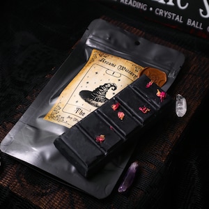 The Hat/ Mystic Tarot Soy Wax Bar, Gothic Home Scent, Dark Academia Gift, Witchy Decor, Spooky Wax Tarts, Halloween Gift, Tarot Reader Gift