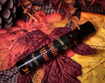 Óleo perfumado de bruxa, aroma amadeirado fresco, fragrância roll-on unissex assustadora.