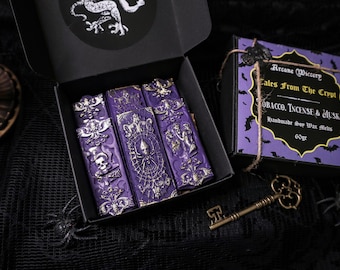 Tales From The Crypt Wax Melts, Gothic Halloween Decor, Spooky Incense Aroma