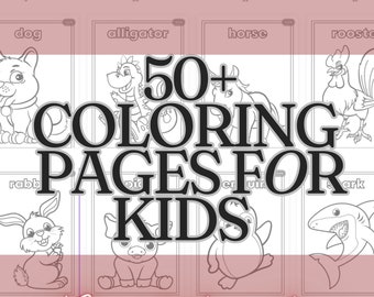 50+ kids animal coloring pages, alphabetic animal colouring pages , sea animal colouring pages , digital colouring pages , printable pages