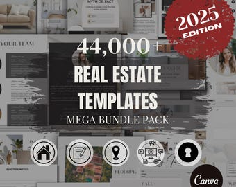 2025 The Agent Kit | Real Estate Marketing | Seller Guide | Buyer Guide | Real Estate Flyers | Real Estate Instagram Social Media Posts |