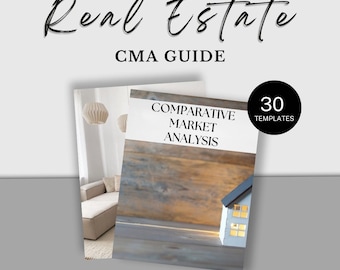 Comparable Market Analysis, Real Estate CMA, CMA Packet, Realtor CMA Packet, Appraisal Packet, Cma Template, Comparative Market Analysis