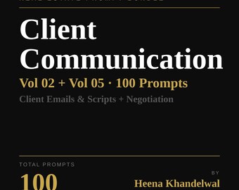 Real Estate Client Communication Prompts | 100 AI ChatGPT Scripts (PDF)