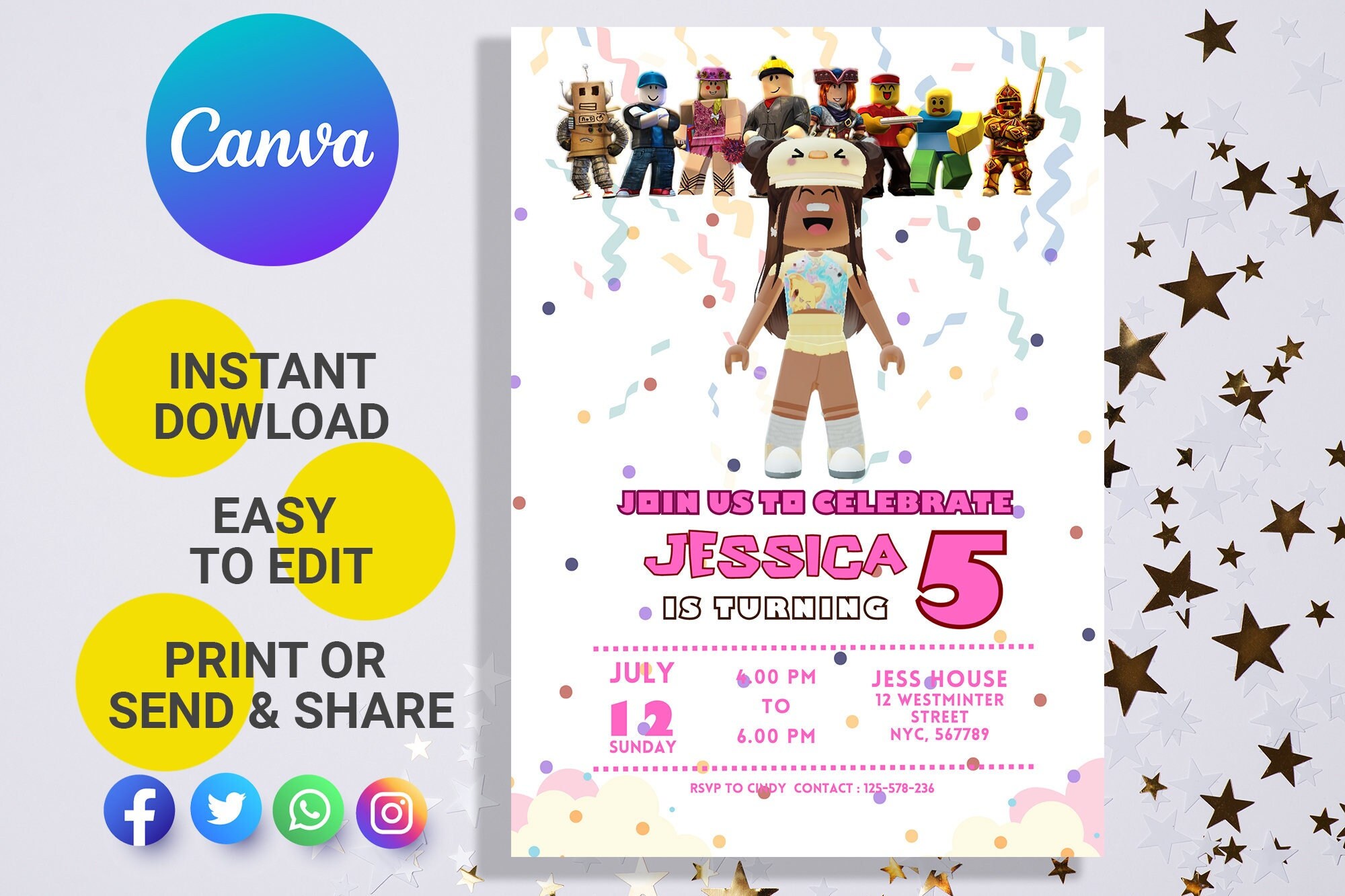 Roblox happy birthday svg png , led and white texts , you can check  otherstyle i have more than 4 style of roblox svg png files for prints