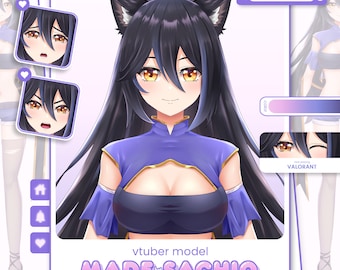 Custom LIVE2D Vtuber Model | Vtuber Commission | Vtuber Design | Vtuber | Live2d Commission | live2d model | Rigging