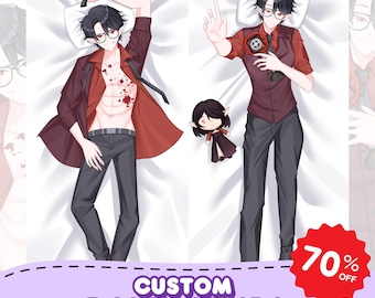 Custom Anime Dakimakura Body Pillow Cover, Fan Art Commission