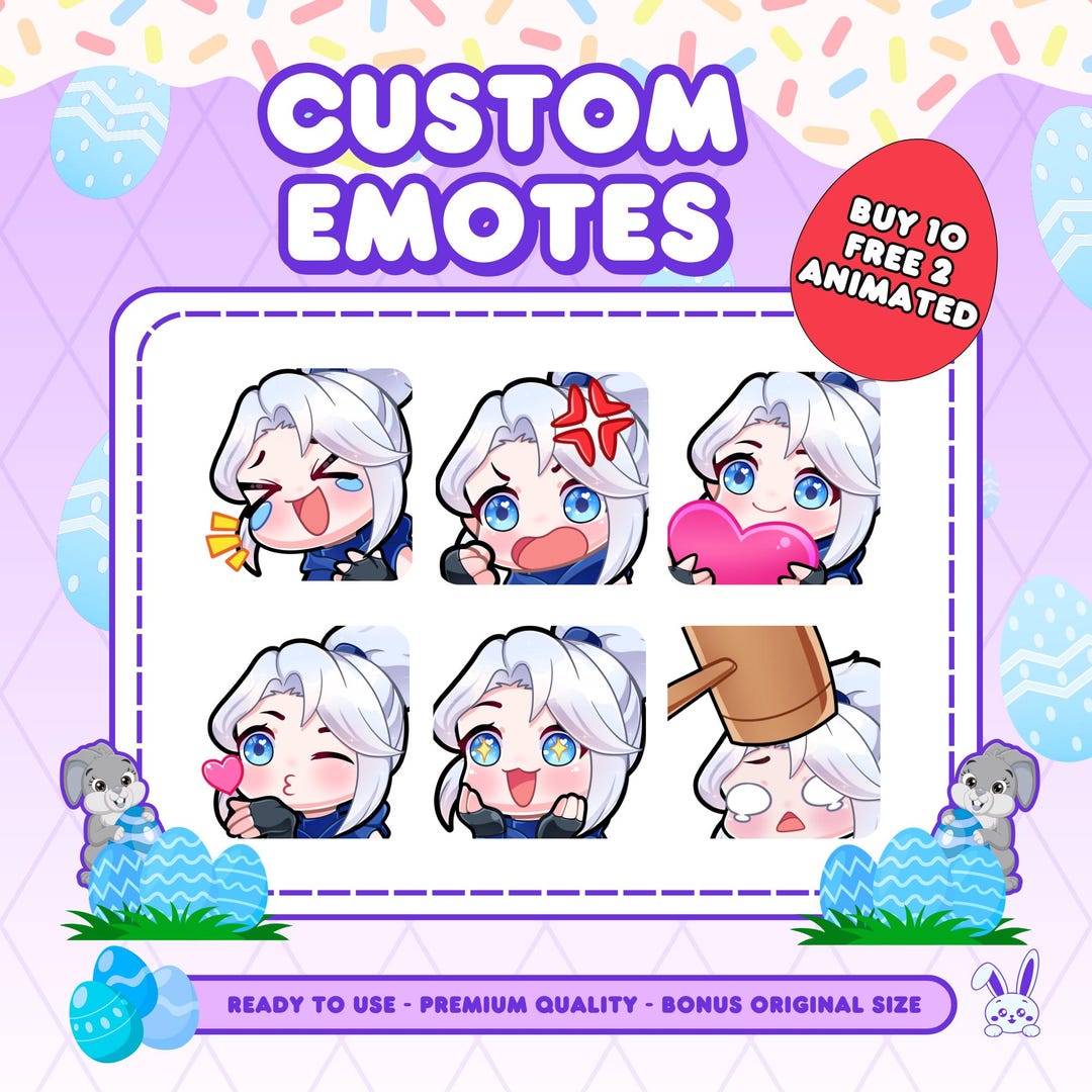 Custom Twitch Emotes | Animated Emotes | Twitch Emote for Streamer ...