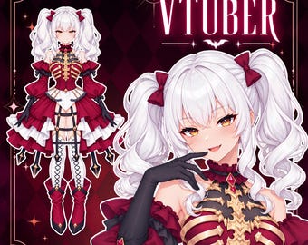 Custom Vtuber Live2D Model: Commercial Use, Free Toggles & Expressions