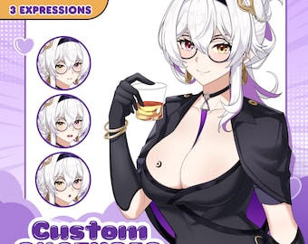 Benutzerdefiniertes PNGTuber Modell, GIFtuber Charakter, Twitch Stream Avatar | Veadotube, Fugi PNGtubers