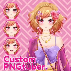 カスタムPngtuber、Pngtuberコミッション、pngtuberアバター、Pngチューバー、PNGモデル、PNGtuberアニメ、アニメコミッション、vtuberモデル、veadotube