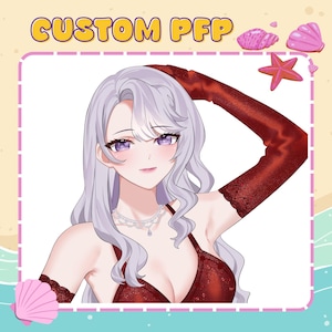 Illustrazione anime personalizzata, commissione di personaggi anime, icona, PFP, arte anime, ritratto anime personalizzato, arte anime originale, OC, fanart