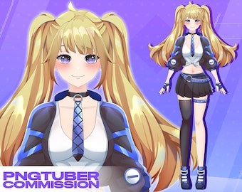 Custom PNGTUBER or VTUBER model for your stream | pngtuber model, pngtuber commission, pngtuber premade, pngtuber twitch