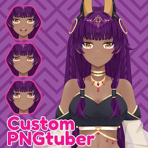 Benutzerdefiniertes PNGTuber-Modell, PNGTuber-Promission, GIFTuber, Pnggtuber-Charakterdesign für Stream, PNGtuber, PNG-Modell, VeadoTube, Vtuber-Modell